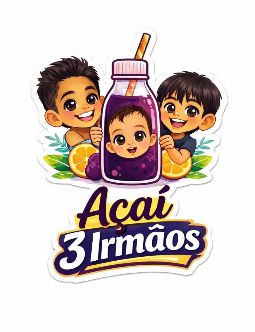 Açaí 3 Irmãos Logo